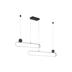 Trio - LED prigušiva luster na sajli GRANT LED/54W/230V 2300/3000/4000K crna/hrom