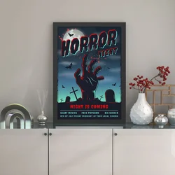 Wallity Uramljena slika Horror Night, 55x75 cm