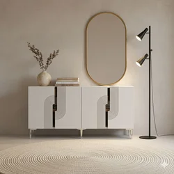 Hanah Home Komoda Meyra 150, Belo-siva