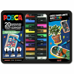 Posca Set Markera POP Colors 20/1 U Metalnoj Kutiji