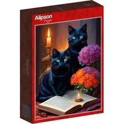 Alipson Puzzle Črne mačke 500 kosov