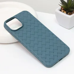 TERACELL Torbica Weave case za iPhone 14 6.1 petrolej
