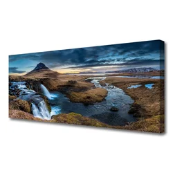 tulup.si Slika na platnu Slap river landscape 125x50 cm