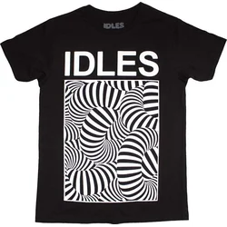 Idles Majica Psych Tubes Unisex Black S