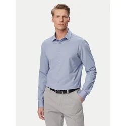 Calvin Klein Srajca LV019EU146 Modra Slim Fit