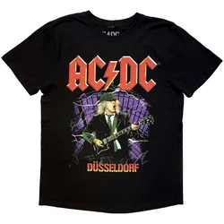 AC/DC Let There Be Rock Dusseldorf EU Tour 25 (Back Print & Ex-Tour) Black L Majica