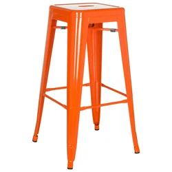 MID.YOU Barski Stol Vantaggio High, Oranžna