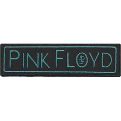 Pink Floyd Division Bell Text Logo Našitek za šivanje 30 x 125 mm