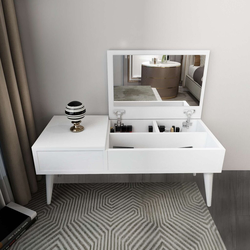 Hanah Home Sto za šminkanje Riva, 79.4x31x35 cm, Beli