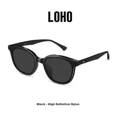 Loho Unisex naočare za sunce, Crne