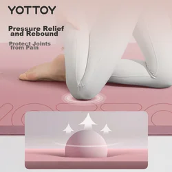 Yottoy Prostirka za jogu, 180x80cm, Roze