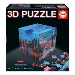 Puzzle v kocke Panoráma New York 3D Cube NY Panorama Educa 216 kosov od 8 let