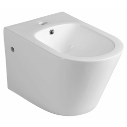 Bide, nameščen na steno, PACO, 36 x 52 cm - Bela - 24 - 52.00 - Keramika - Sapho - PACO - 36.00 - Round - 36x33x52,5 cm