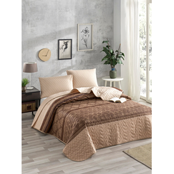 Hanah home Komplet posteljina za single krevet Braon