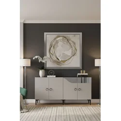 HANAH HOME Konzola Gama 150 White Silver