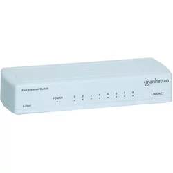 MANHATTAN INT MH 8-Port Fast Ethernet Switch, Plastic