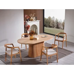 Hanah Home Trpezarijski sto Atlantis, 170x90x75 cm, Smeđi