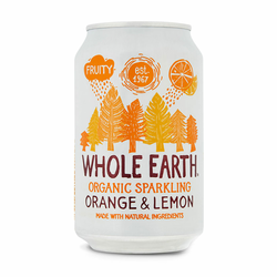 WHOLE EARTH Gazirani sok od naranče i limuna, (5013665112150)