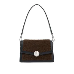LACOSTE Torba za čez ramo Tennis Bliss rjava