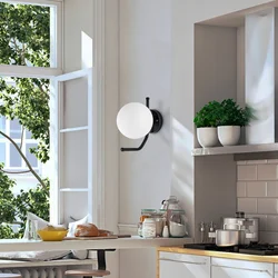 OPVIQ Vall Lamp zidna crna lampa Faruk 13727
