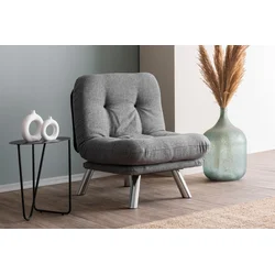 Atelier del Sofa Fotelja Misa 110x70cm Svetlosiva