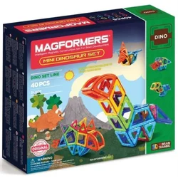 MAGFORMERS Komplet mini dinozavrov 40 kosov