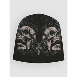 Affliction Decimation Beanie black lava wash