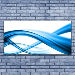tulup.si Steklena slika Abstrakcija graphics 140x70 cm 2 obešalnika