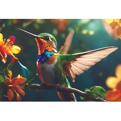 Interdruk - Puzzle Ptica Kolibri - 250 kosov