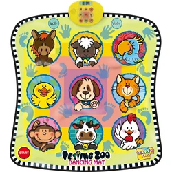 Prijetna podloga Twister Zoo z različnimi živalmi