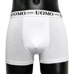 Enobarvne moške boksarice Uomo bela