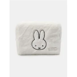 Sinsay - Krznena kozmetička sa vezom Miffy - belo