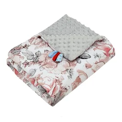 shumee Odeja Minky 75x100 (pepel + cvet potonike)