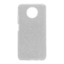Maska Crystal Dust za Xiaomi Redmi Note 9T srebrna
