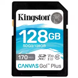 SDXC KINGSTON 128GB Canvas GO Plus, 170/90MB/s, C10, UHS-I,