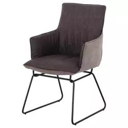 STOLICA braon metal, tekstil