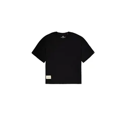 ALPHA INDUSTRIES Majica Studio Edition črna/bela