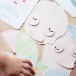 Its a moms world Set Edukativnih kartica za decu Emocije, vežbice i točak osećanja