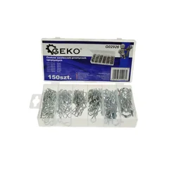 GEKO Set pocinkanih vzmetnih varovalk 150 kos
