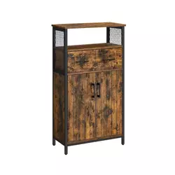Songmics Kopalniška omarica 60x30x108 cm rjava