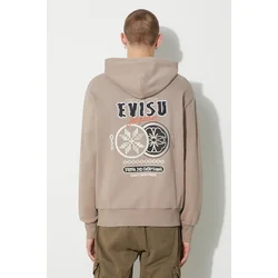 Bombažen pulover Evisu Double Kamon EMB