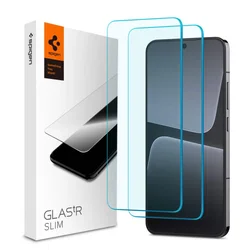 Spigen - Glas.tR Slim (2 kom.) za Xiaomi 13/ Xiaomi 14 - Prozirno