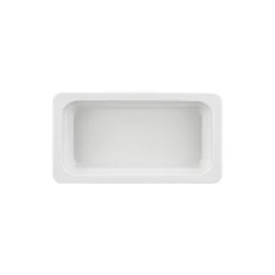 SCHÖNWALD Gastro posoda 1/3, 325 x 176 mm, v = 20 mm, bela, porcelan