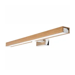 Brilagi-LED Kupatilsko osvetljenje za ogledalo WOODY MIRROR LED/12W/230V IP44 hrast/hrom