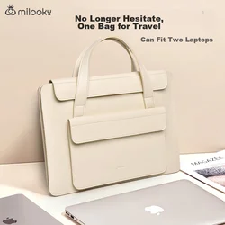 Milooky Torba za laptop, Krem-bela
