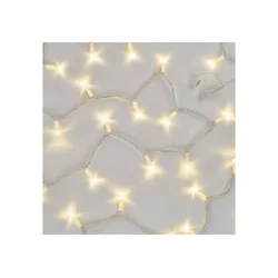 Poveziva svetlosna girlanda 50xLED/5m IP44 topla bela bela