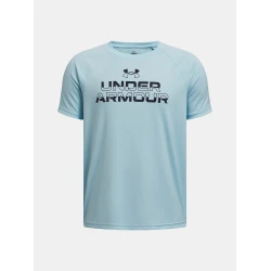 Boys T-shirt Under Armour UA Tech Split Wordmark SS - Boys