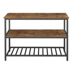 Songmics Kuhinjski otok 120x60x90 cm rjav
