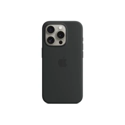 iPhone 15 Pro Silicone Case with MagSafe - Black