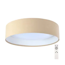 LED prigušiva plafonska svetiljka SMART GALAXY LED/24W/230V bež/bela + daljinski upravljač